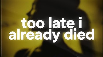 wifiskeleton - nope your too late i already died 💔 (slowed & reverb)