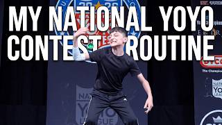 MY NATIONAL YOYO CONTEST ROUTINE!!