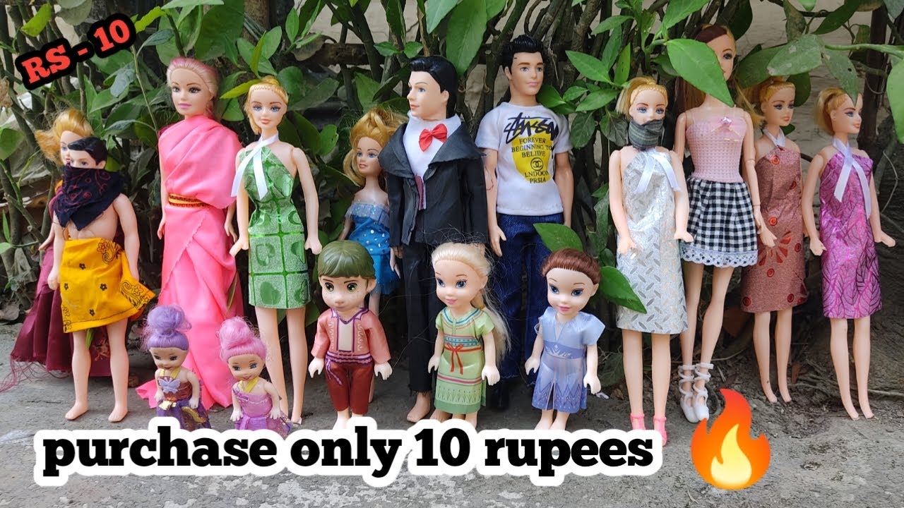 Barbie dolls // all doll's collection video // tiny family// all doll's