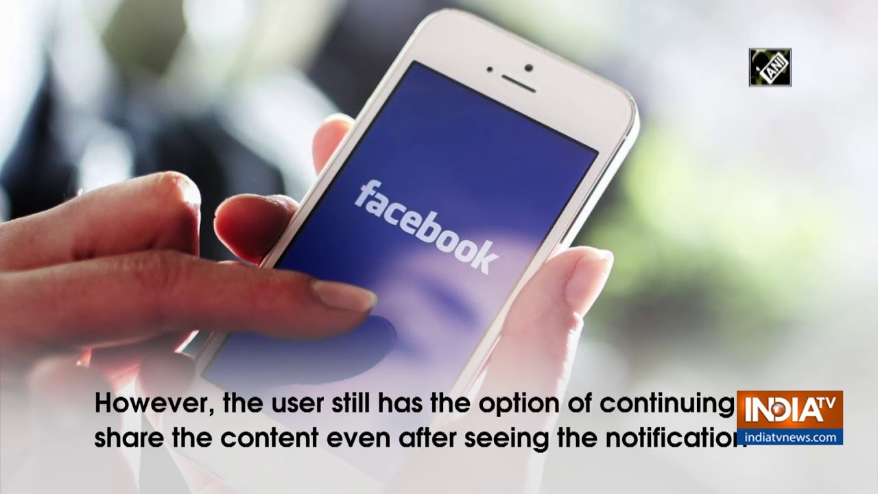 Facebook`s new feature will warn users before they share old news articles