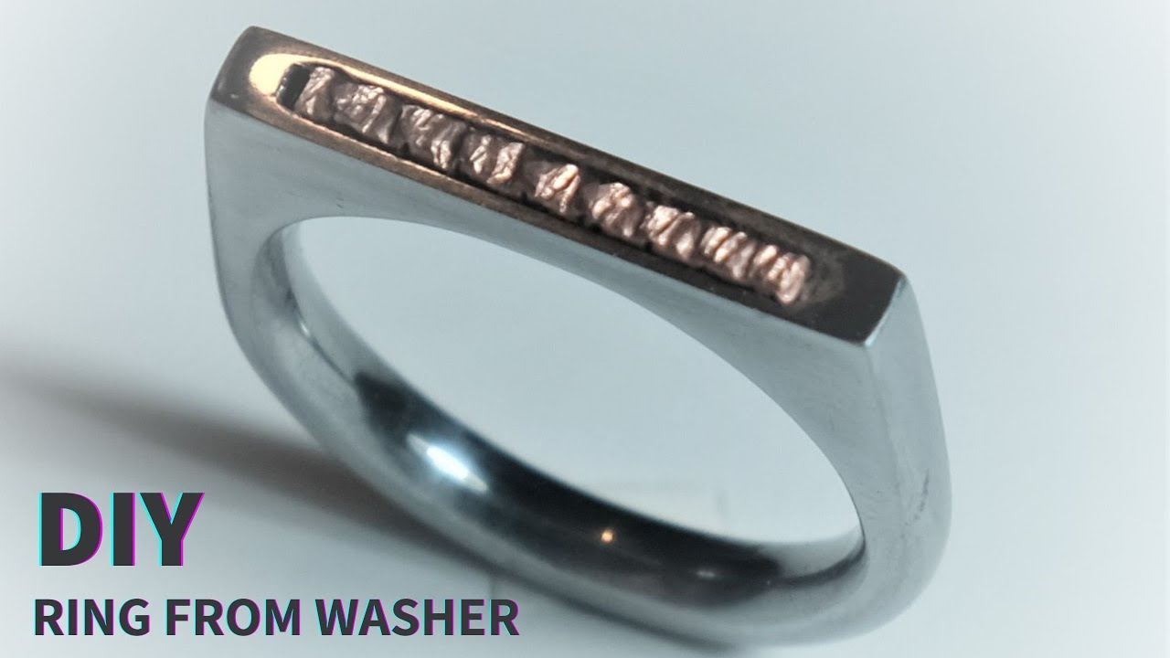 How to Make a Ring from a Washer YouTube