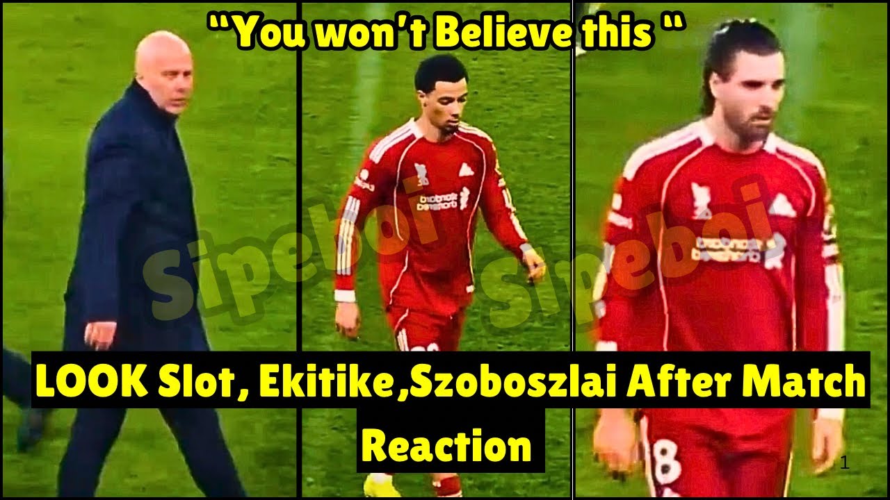 Arne Slot,Szoboszlai & Ekitike REACTION as They DID THIS After Liverpool Poor Performance vs Burnley