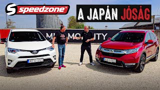 Toyota RAV4 (2018) és Honda CR-V (2018): A japán jóság? - Speedzone használtteszt