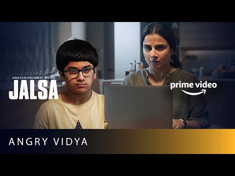 Vidya Balan lashing out at her son | Jalsa | Amazon Prime Video