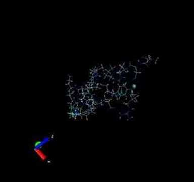 Ca++ atom in Acetycholine receptor