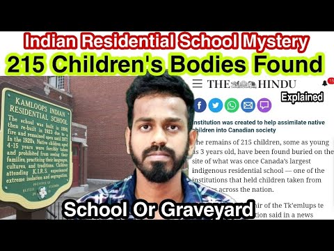 215 Children S Dead Bodies Found In School Tamil Kamloops Indian Residential School Canada Youtube
