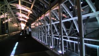 Kyoto station Skyway by night