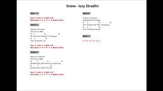 Snow - Izzy Stradlin (Guitar Tab)