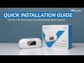 Install VS133-P (PoE) AI ToF People Counting Sensor