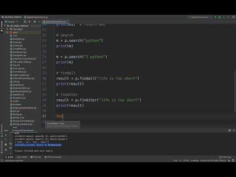 JD with Daily Python Practice ( Python Regular Expressions )