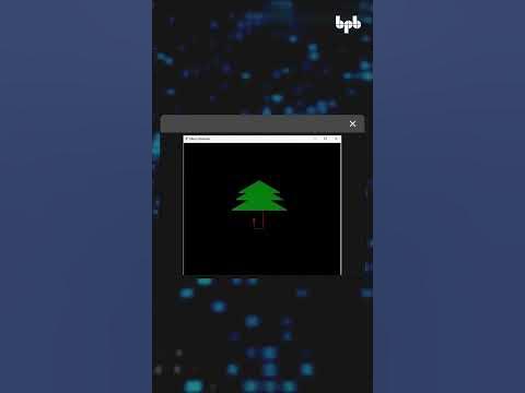 Code your way to a Christmas tree 🎅 - YouTube