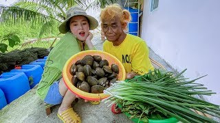 Vọp Biển Nướng Mở Hành.Chấm muối ớt siêu cay rất là ngọt