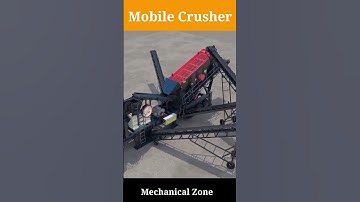 Mobile crusher #automobile  #machine #mechanism