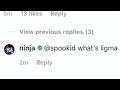 Ninja ligma we got him meme