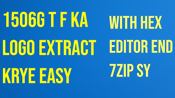 Sunplus 1506G 1506T Logo Change With Hex Editor All Created To #Chand ||Mailsi Studio