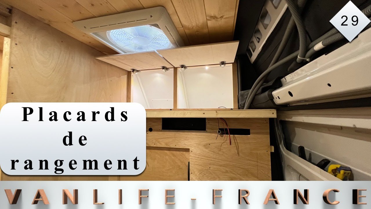 29 Van aménagé, un max de placards