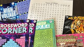 Word search, bingo, and crossword #lottery #wordsearchpuzzles #bingo #pnw
