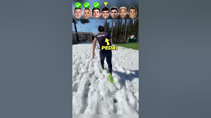 Palmer VS Lehmann VS Gavi VS Pedri VS Messi VS Neymar VS Ronaldo | Snow Challenge