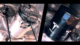 Tesla Oil Change On The Drive Unit