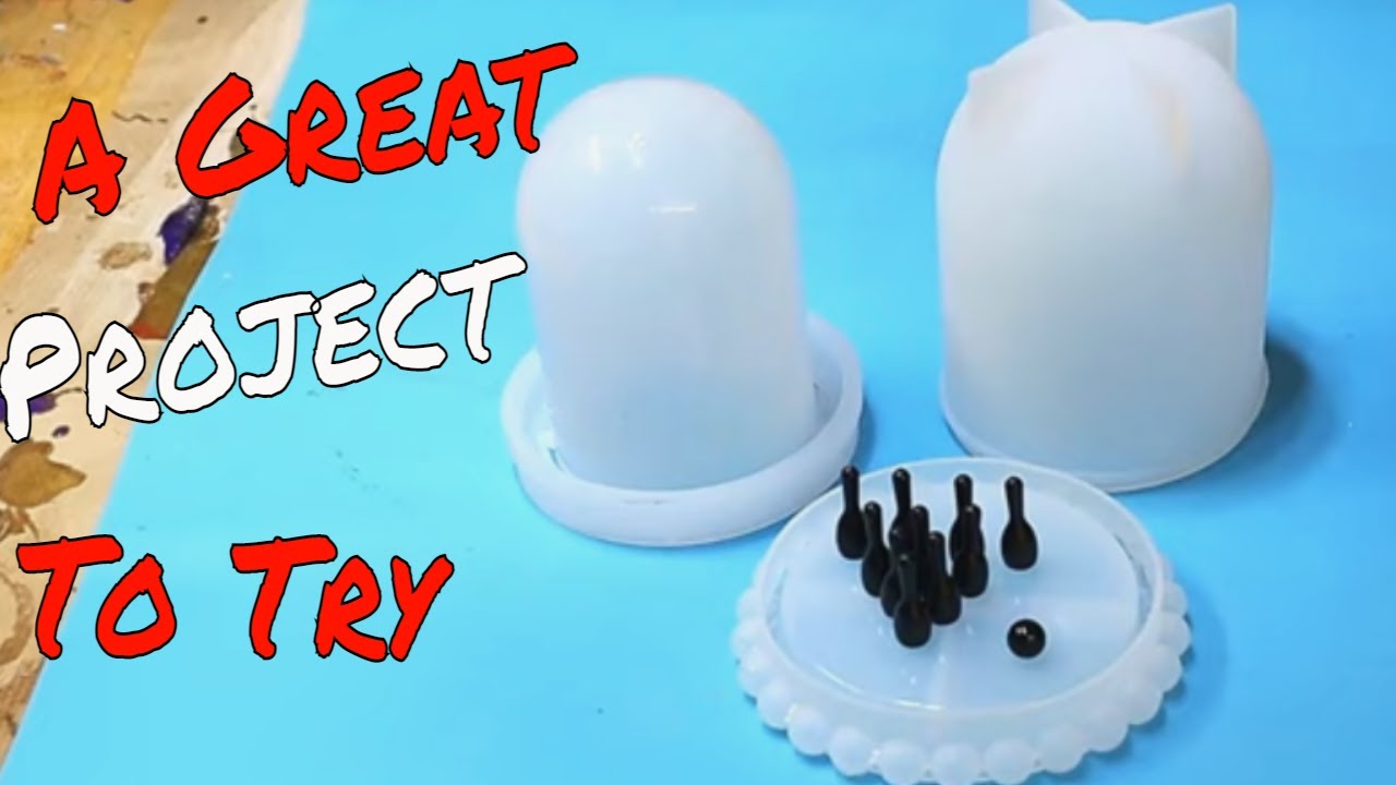 I Try And Make A Snow Globe Using This Resin Dome Mould - YouTube