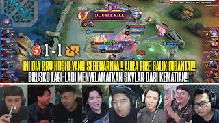 INI DIA GAMEPLAY RRQ HOSHI YANG SEBENARNYA!! REAKSI STREAMER AURA FIRE 1-1 RRQ HOSHI MPL ID S13!!