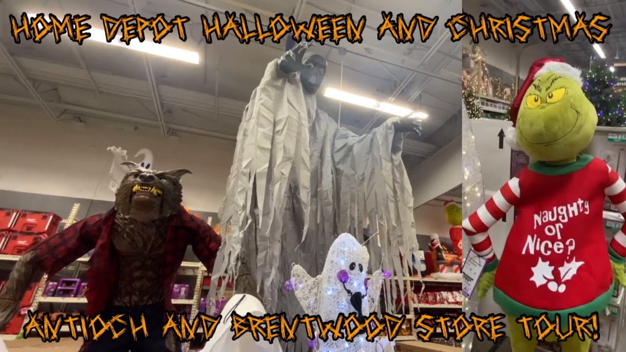 Home Depot Halloween And Christmas Antioch And Brentwood Store Tour