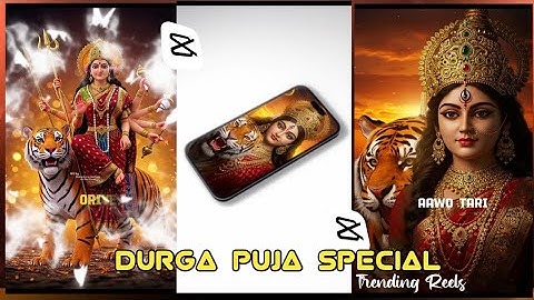 Navratri Special Video Editing || In Capcut App || 💌 Navratri Durga Puja Lyrics Video Editing || 💥