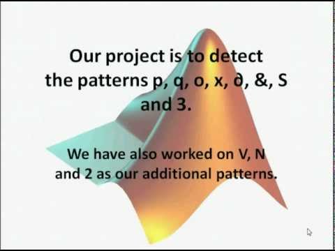 Pattern Recogniton Using MATLAB