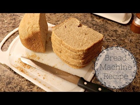 Honey Wheat Bread Machine Recipe || Homemade Bread