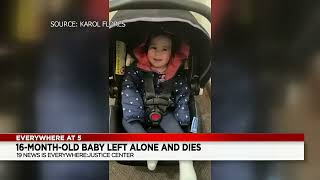 1M bond set for Cleveland mom charged in death of toddler daughter left alone
