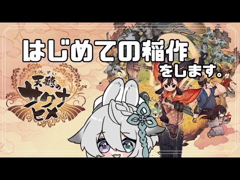 【天穂のサクナヒメ】9日目 ◆アニメ化するらしいので久しぶりに稲作する【宵月ゆきあ/Vtuber】