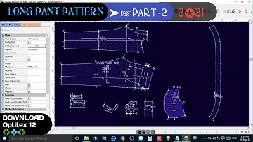 Pant Pattern Tutorial Bangla | Optitex 12 | Men