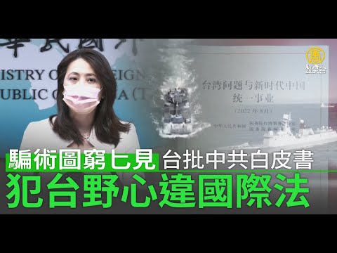 骗术图穷匕见 台批中共白皮书犯台野心违国际法