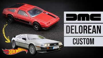 HOT WHEELS DMC DeLorean custom