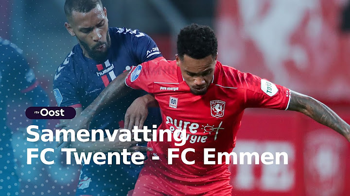 Bekijk hier de samenvatting van FC Twente tegen FC Emmen | RTV Oost