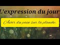 Expression idiomatique numro 1 avoir du pain sur la planche