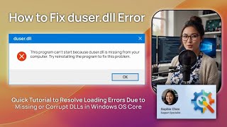 How to Fix duser.dll Error [SOLVED]