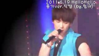 [Fancam] 110619 Hello Hello - Hong Ki focus