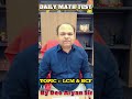 New Topic LCM & HCF By Deo Aryan Sir #bpsc #bpscaedoexam #bpscupdates #aedovacancy2025 #aedoexam