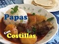 ❤️ Costillas de res con papas ( Patatas Con costillas ) - Receta rapida y facil!