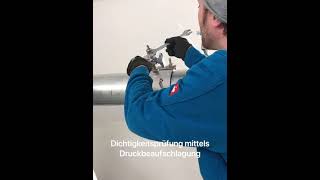 Montage Unter Druck Von Druckluftsensorik