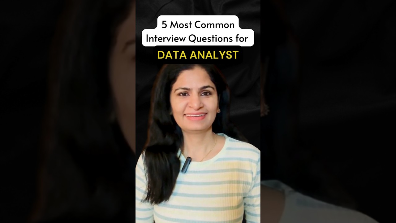 5 Most Common Data Analyst Interview Questions And How to Answer Them) | Data Analyst Interview Tips