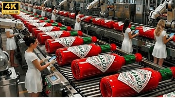 Inside the Tabasco Hot Sauce Factory: From Fiery Red Chilies to Iconic Spicy Sauce (Full Process)