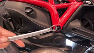 2014 Ducati Monster 1200 frame slider Install | DMV MOTOCLUB