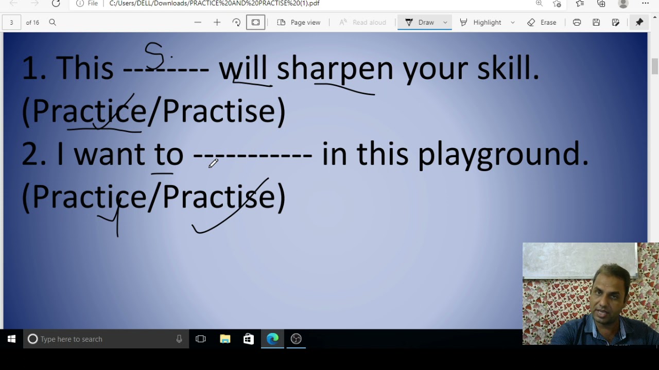 Download THE DIFFERENCE BETWEEN PRACTICE AND PRACTISE