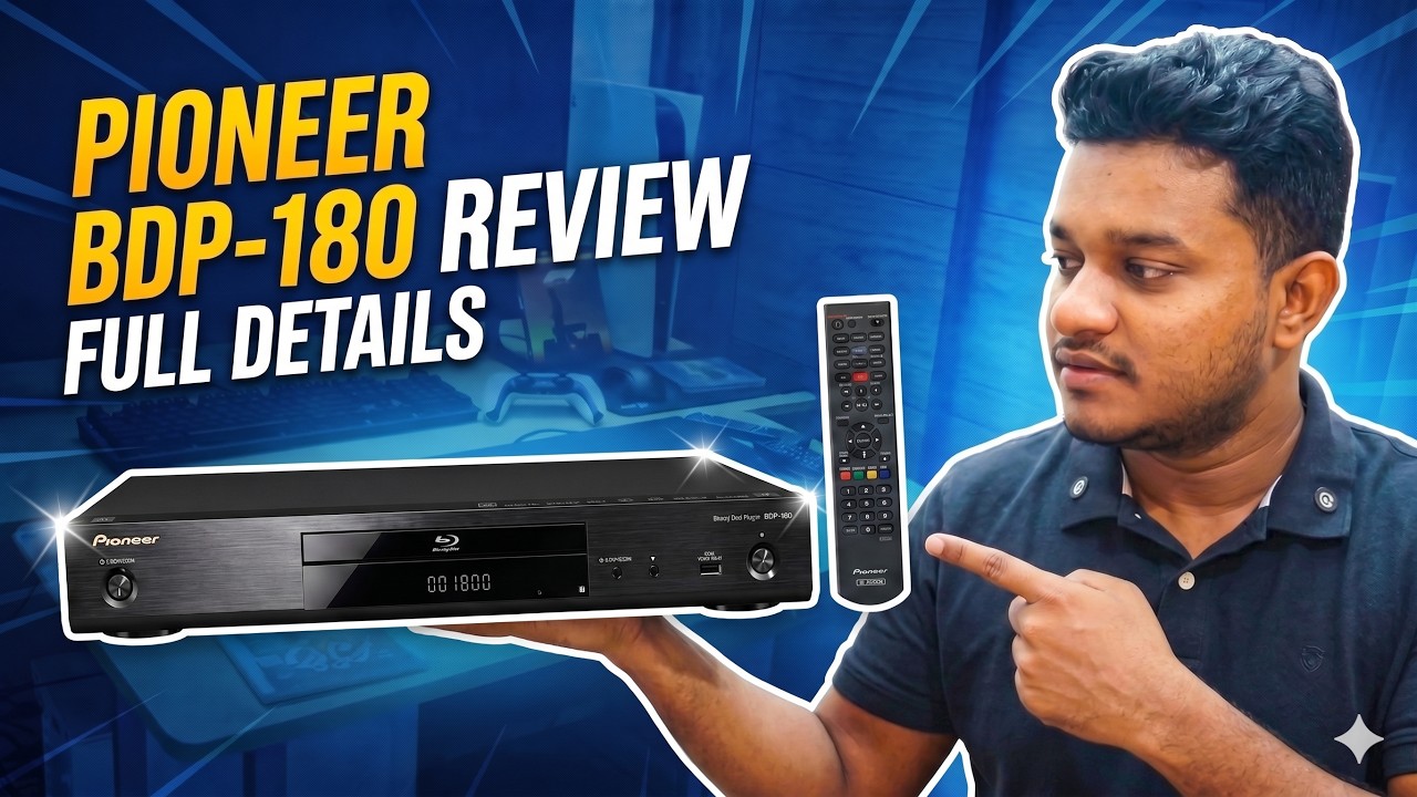 PIONEER BDP-180 BLU-RAY PLAYER REVIEW & FULL DETAILS - YouTube