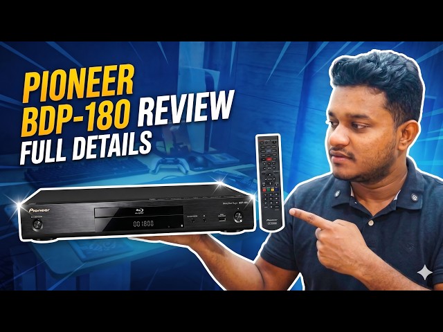 PIONEER BDP-180 BLU-RAY PLAYER REVIEW & FULL DETAILS - YouTube