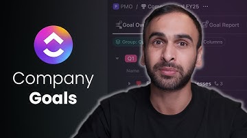 How to Create a Custom Goal Tracker in ClickUp - Goals, Targets, & Dashboards