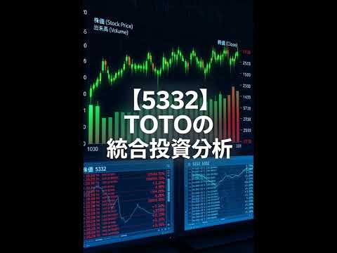 5332 TOTO　投資関係者及びステークフォルダー向け分析と解説 　#分析　#基準#成長株　#グロース株　#バリュー株　#判定　#資産バリュー株　#収益バリュー株　#シクリカルバリュー株　#ＴＯＴＯ