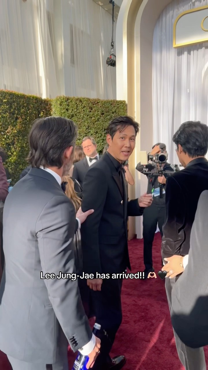 SQUID GAMES IN THE HOUSE ​⁠??????@GoldenGlobes @CBS #goldenglobes